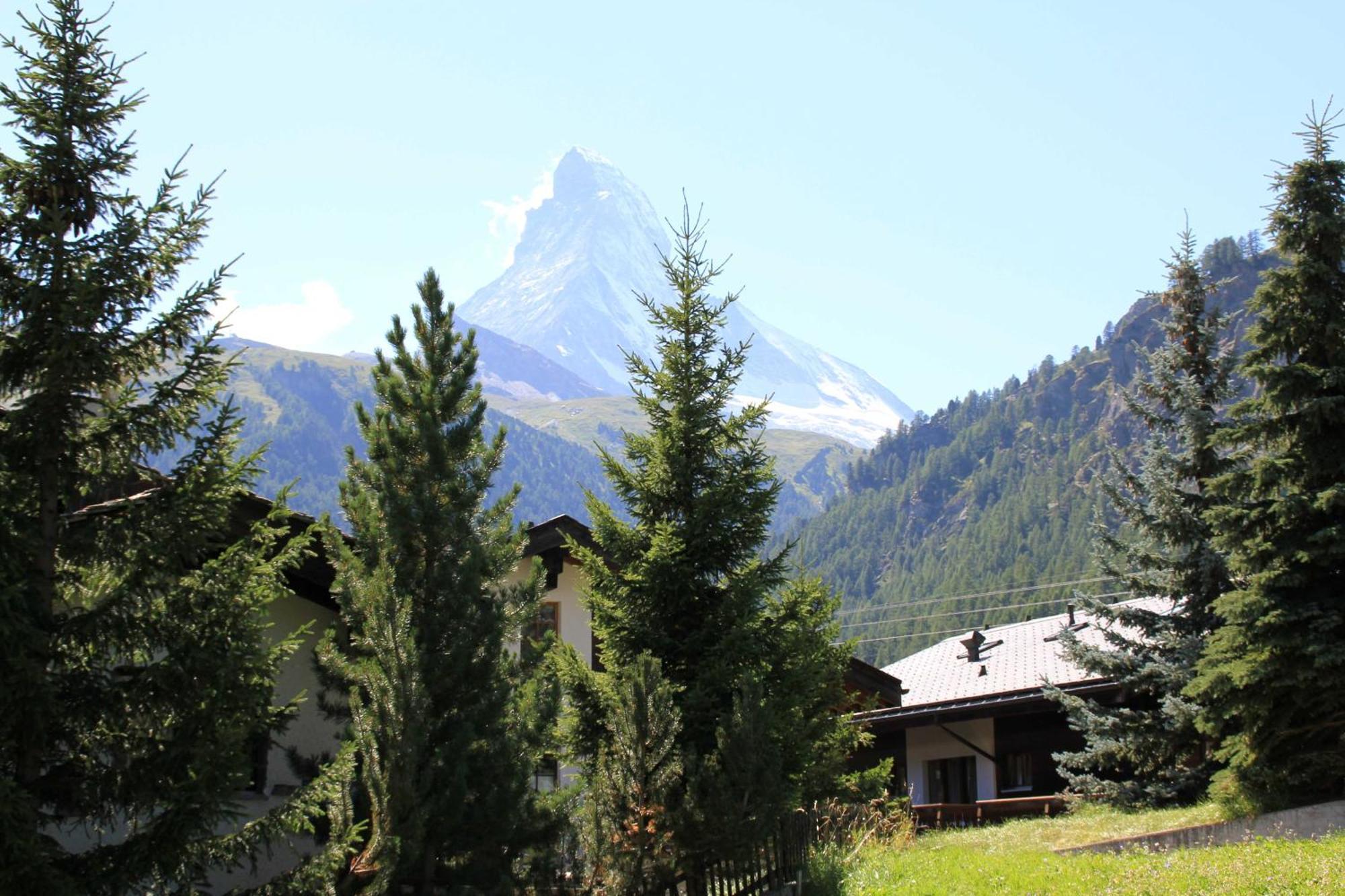 Ferienwohnung Haus Pan Zermatt Exterior foto